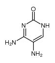 4,5-二氨基-2-(1H)-嘧啶酮,结构式