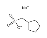 sodium cyclopentylmethanesulfonate结构式