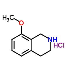 8-甲氧基-1,2,3,4-四氢异喹啉盐酸盐结构式