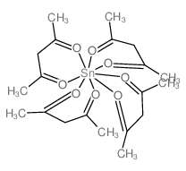 Tin,tetrakis(2,4-pentanedionato-kO,kO')- (9CI) Structure
