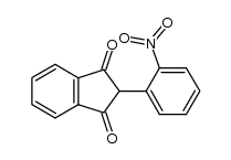 2-(2-Nitro-phenyl)-indan-1,3-dion Structure