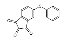 5-phenylsulfanylindene-1,2,3-trione结构式