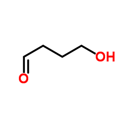 4-Hydroxybutanal Structure