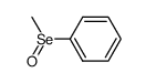 phenylmethyl selenoxide Structure