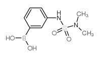 3-(N,N-二甲基磺酰胺氨基)苯基硼酸结构式
