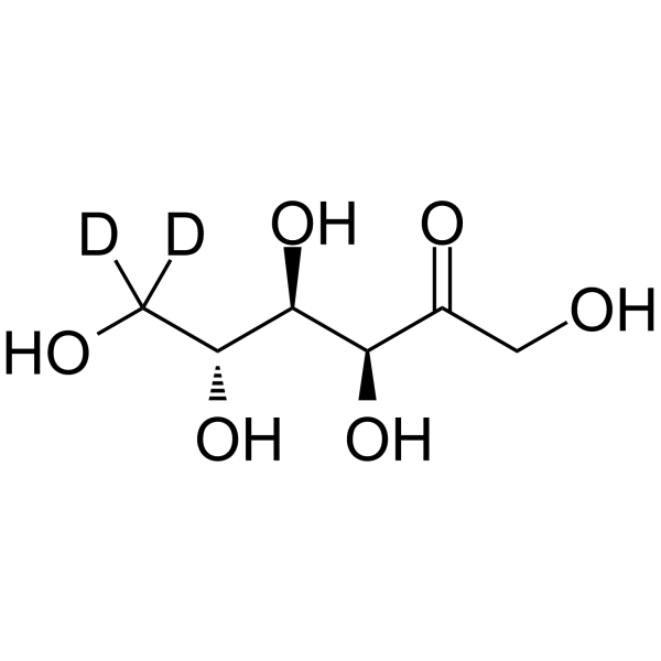 D-果糖-6,6-d2结构式