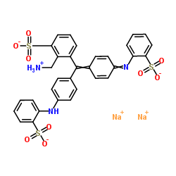 苯胺蓝,酸溶结构式