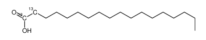 硬脂酸-1,2-13C2结构式