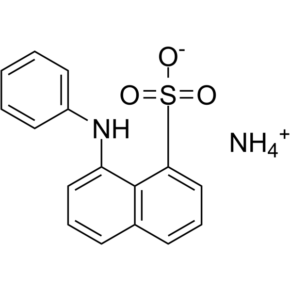 8-苯氨基-1-萘磺酸 铵盐结构式