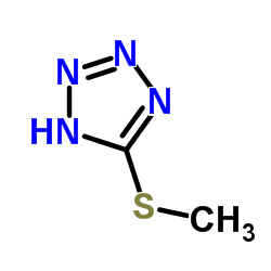 5-(甲硫基)-1H-四氮唑结构式