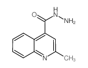 2-甲基喹啉-4-羧酸肼结构式