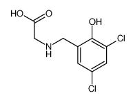 2-[(3,5-dichloro-2-hydroxyphenyl)methylamino]acetic acid Structure