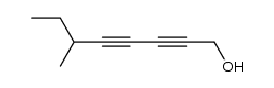 6-methyl-octa-2,4-diyn-1-ol Structure