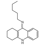 N-pentyl-1,2,3,4-tetrahydroacridin-9-amine Structure