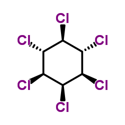 δ-Hexachlorocyclohexane structure