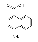 4-氨基-1-萘甲酸结构式