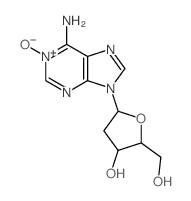 Adenosine, 2'-deoxy-,1-oxide (7CI,8CI,9CI) structure
