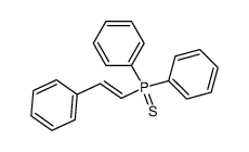 diphenyl-trans-β-styrylphosphine sulfide Structure
