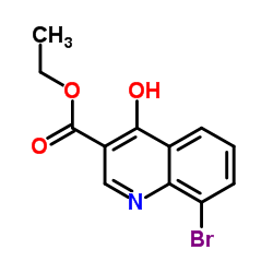 4-羟基-8-溴喹啉-3-羧酸乙酯结构式