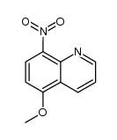 5-甲氧基-8-硝基喹啉结构式