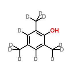 2,4,6-三甲基苯酚-d11结构式
