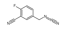 5-(azidomethyl)-2-fluorobenzonitrile Structure