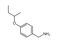 (4-(仲丁氧基)苯基)甲胺结构式
