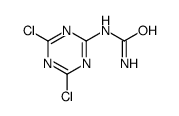 (4,6-dichloro-1,3,5-triazin-2-yl)urea Structure