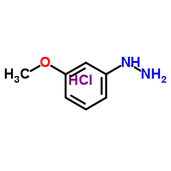3-甲氧基苯肼盐酸盐结构式