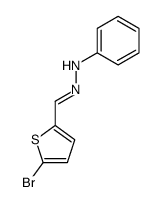 5-bromothiophene-2-carboxaldehyde phenylhydrazone结构式