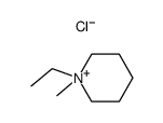 N-ethyl-N-methyl piperidinium chloride结构式