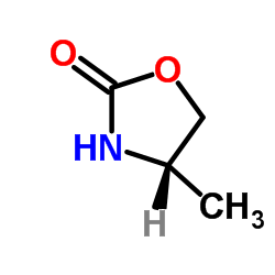 (S)-4-甲基-2-噁唑烷酮结构式