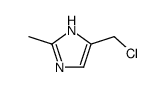 5-(chloromethyl)-2-methyl-1H-imidazole结构式