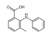 3-甲基-2-苯氨基苯甲酸结构式