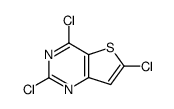 2,4,6-trichlorothieno[3,2-d]pyrimidine Structure