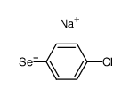 sodium 4-chlorobenzeneselenolate Structure