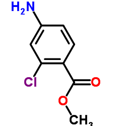 4-氨基-2-氯苯甲酸甲酯结构式
