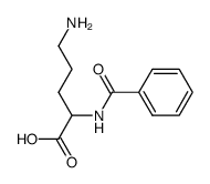 Nα-Benzoylornithine结构式