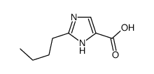 2-butyl-1H-imidazole-5-carboxylic acid Structure