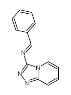 1-phenyl-N-(1,7,8-triazabicyclo[4.3.0]nona-2,4,6,8-tetraen-9-yl)methanimine Structure