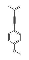 1-methoxy-4-(3-methylbut-3-en-1-ynyl)benzene结构式