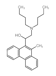 9-Phenanthrenemethanol,a-[(dibutylamino)methyl]-10-methyl-结构式