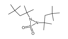 2,3-bis(2,4,4-trimethylpentan-2-yl)-1,2,3-thiadiaziridine 1,1-dioxide结构式