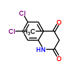 N-(3,4-二氯苯基)-3-氧代丁酰胺结构式