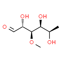 6-Deoxy-3-O-methyl-D-gulose Structure