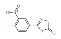 5-(4-chloro-3-nitro-phenyl)-1,3,4-oxathiazol-2-one Structure