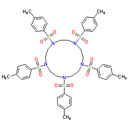 PENTAAZA-15-CROWN-5, N,N,N ,N ,N-PENTATOSYLAMIDE结构式
