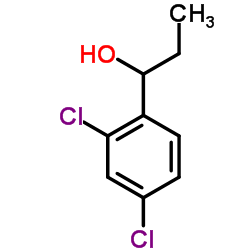 1-(2,4-DICHLOROPHENYL)PROPAN-1-OL结构式