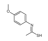 N-(4-甲氧基苯基)乙烷硫代酰胺结构式