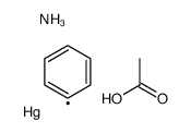 Phenylmercuric ammonium acetate结构式